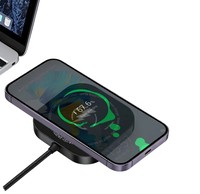 Accessoires mobiles pour le dropshipping : Câble rétractable créatif pour écouteurs, chargeur sans fil pour iPhone, avec logo personnalisé