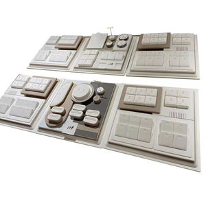 Présentoir à Colliers de Perles en Cuir PU, Support pour Bijoux Diamantés et Perles, Accessoire de Présentation pour Diffusion en Direct - Product Image 1