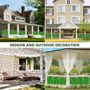 Clôture de jardin extérieure extensible <span class=keywords><strong>en</strong></span> <span class=keywords><strong>lierre</strong></span> artificiel et orchidée – Design de feuilles <span class=keywords><strong>en</strong></span> <span class=keywords><strong>plastique</strong></span> résistant aux intempéries pour l'intimité des mariages - Product Image 5