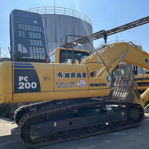 Mini-excavatrice sur chenilles Komatsu PC200-7 d'occasion, poids opérationnel de 1,8 tonne, entièrement opérationnelle, pompe hydraulique Kawasaki, moteur Hino. - Product Image 1