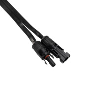 CE-Zertifiziertes Wasserdichtes 30cm Langes Doppel-PVC-Flachkabel für Solaranlagen, Fenster- und Türdurchführungen, MC-zu-Stromanschlusskabel
