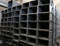 60x40 GI Oyuk 100x50 Galvanizli Dikdörtgen Çelik Boru Karbon Çelik Tüp İnşaat Depo Çelik Konstrüksiyonu için