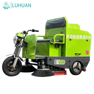 Industrielle kommerzielle elektrische Kehrmaschine Reinigungs maschine Kleiner elektrischer Boden wäscher mit Doppel waschmaschine Kompakt - Product Image 2