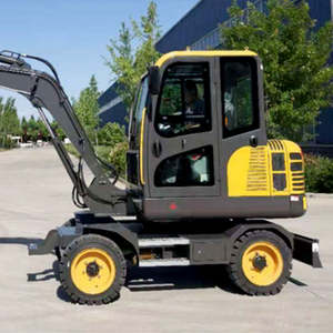 Máy xúc bánh lốp mini 3.5 tấn dùng cho nông trại, đạt tiêu chuẩn EPA <span class=keywords><strong>CE</strong></span>, động cơ máy xúc, máy xúc bán chạy, máy đào nông trại có cabin - Product Image 3