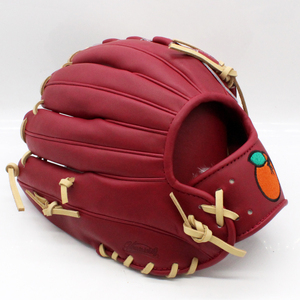 Venta al por Mayor de Accesorios Deportivos, Guante de Béisbol de Cuero Kip Barato con Logotipo Bordado Personalizado, Color Borgoña - Product Image 5
