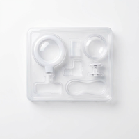 Plateau en plastique transparent personnalisé pour éclairage LED portable, accessoire de photographie pour diffusion en direct
