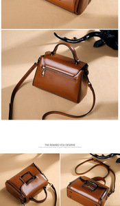 Nuevos Bolsos de Moda para Mujer, Bolsos de Lujo con Botones, Bolsos de Mujer de Cuero Genuino, Bolsos de Mano para Dama - Product Image 5