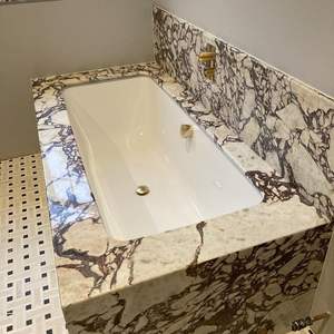 2025 Роскошный итальянский мрамор Calacatta, современный дизайн, полированная поверхность, раковина, 1 год гарантии - Product Image 5