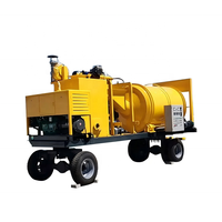 Nouvelle Centrale à Asphalte Portable Mini Mobile pour la Construction, Mélangeur à Chaud en Charge Unique, Mélangeurs d'Asphalte Compétitifs de 10 Tonnes