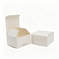 Boîte d'emballage en carton écologique personnalisée de luxe avec logo imprimé, design pliable doublé d'éponge pour nettoyant visage haut de gamme