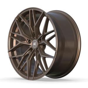 Rines de Aleación Kipardo en Oferta, Personalizados 18x8.5 5x112, Fabricados con Tecnología Flow Formed, Color Negro Hiperbrillante para Audi A4 A5 VW Passat Mercedes Clase C - Product Image 3