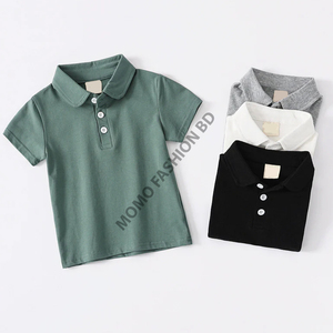 Camiseta Polo para Niños de Primera Calidad, Transpirable, de Secado Rápido, Manga Corta, Algodón, Informal, para Niños y Niñas, Ropa de Verano - Product Image 4