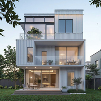 Maisons Conteneurs en Acier Détachables de Style Moderne pour Usage Extérieur : Planification de Conception Gratuite, Ateliers, Usines, Entrepôts, Hôpitaux, Centres Commerciaux