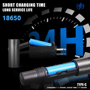 Microphone à condensateur sans fil à double canal professionnel portable et haut volume compatible avec l'audio de scène de karaoké à domicile KTV - Product Image 3