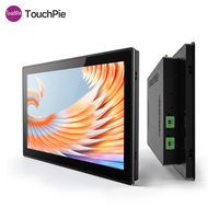 PC industriel 21,5 pouces sans ventilateur IP65 avec écran tactile capacitif J1900 RS232 RS485 pour HMI d'atelier
