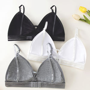 <span class=keywords><strong>Soutien</strong></span>-<span class=keywords><strong>gorge</strong></span> push-up respirant pour femmes Fitness Cotton Wireless Bralette Sports Unwired Comfortable Soft Bra Without Frame - Product Image 2