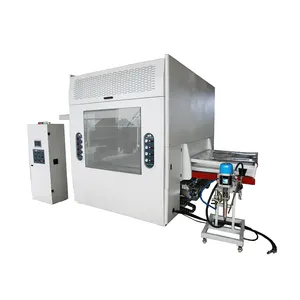 Máquina automática de recubrimiento por pulverización, efecto de granito doble alternativo para tablero de cemento de fibra/placa de silicato de calcio