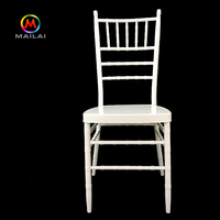 Chaises de Mariage Chiavari en Métal Doré pour Événements et Fournitures de Mariage