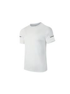 เสื้อยืดคอกลมลายสะท้อนแสงสำหรับผู้ชาย เสื้อผ้าลำลองและกีฬาสำหรับการออกกำลังกาย วิ่ง และกิจกรรมกลางแจ้ง - Product Image 3