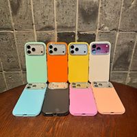 Coque de luxe scintillante effet diamant pour iPhone 18 17 Pro Max, protection antichoc avec airbag, finition mate effet peau, coque arrière brillante
