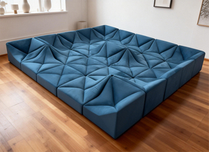 高級多用途4モジュールビッグデューンソファセット、純粋なフォームサポート、デューン型セクショナルカウチ、居心地の良いリビングルームやレジャー施設に最適 - Product Image 4