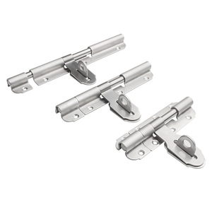 Stainless Steel Door Bolt Heavy-duty Pins Traditional Design Easy Installation Surface-mounted - Product Image 2