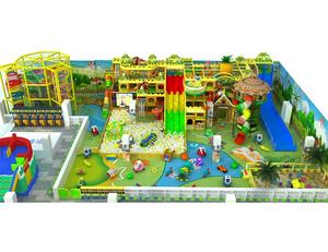 Aire <span class=keywords><strong>de</strong></span> jeux intérieure haut <span class=keywords><strong>de</strong></span> gamme pour enfants, thème coloré et lumineux, jeu Skyrider avec parcours <span class=keywords><strong>ninja</strong></span> à vendre - Product Image 3