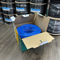 Cat6 Cat5E Cat5 UTP/FTP/SFTP 23awg Interior Exterior 1000ft/305m Cable de red Lan Cable Ethernet