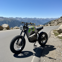Vélo électrique tout-terrain puissant à double suspension, moteur arrière 60V 1500W, batterie lithium 40Ah, cadre en alliage d'aluminium, roues de 20 pouces, vélo de neige