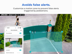 Imilab กล้องวงจรปิด EC5 2K WiFi 360กล้องรักษาความปลอดภัยแบบมีสายมุมมอง ° 1080P กล้องมองกลางคืนแบบ PTZ กล้องวงจรปิดรักษาความปลอดภัยกลางแจ้งกล้อง IP - Product Image 6