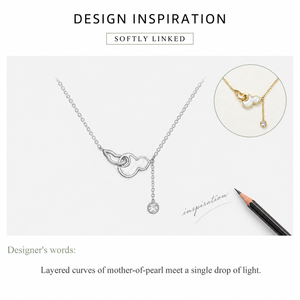 Collier pendentif en alliage plaqué or avec zircon cubique, chaîne serpent minimaliste, unisexe, à porter au quotidien - Product Image 3