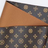 Tissu de créateur en similicuir imperméable en cuir synthétique PVC imprimé floral pour coques de téléphone stockage bagages canapés chaussures décor