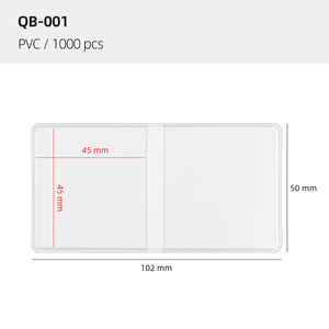 Archivalpro Transparent Wholesale PACK 100pcs 2x2 2.5x2.5 Double <strong>Pocket</strong> 0.17mm PVC Secure <strong>Plastic</strong> Storage Holder Coin Flips - Product Image 5