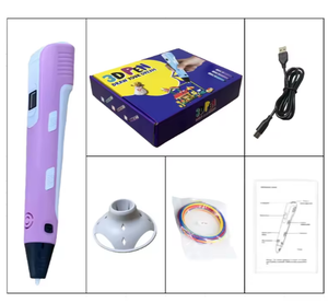 Penna 3D per Bambini, Penna da <span class=keywords><strong>Disegno</strong></span> 3D con Ricarica USB e Ricariche di Filamento, Set Penna 3D Sicuro ed Educativo per Principianti - Product Image 2