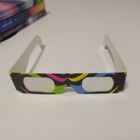 Lunettes de Diffraction Papillon de Papier Octopus PD50 - Lunettes de Fête pour Observer les Feux d'Artifice avec Lentilles en PET