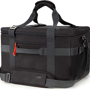 Free Sample Durable Motorcycle Foldable <b>Thermal</b> Insulated HDPE 24L Cooler Food <b>Delivery</b> <b>Bag</b> for Pizza - Product Image 5