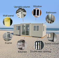 20FT 40FT Chine Conçu Maison modulaire préfabriquée durable et portable Maison de conteneur extensible économique et pratique