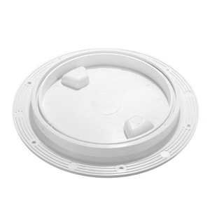 ISURE MARINE <span class=keywords><strong>Trappe</strong></span> de plaque d'inspection ronde antidérapante de 4 pouces avec centre robuste détachable pour installations extérieures Blanc - Product Image 6