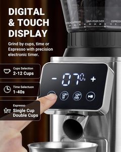Smart Small <b>Automatic</b> Conical Burr Italian Espresso 110V/220V Electric <b>Coffee</b> Bean Mill Grinder Buy Home - Product Image 5