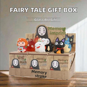 EB 2026 Nuevo Original Auténtico Serie de Recuerdos de Cuentos de Hadas Caja Sorpresa de Cristal de 8cm Adorno Creativo para Coche o Escritorio Figura de Regalo - Product Image 2