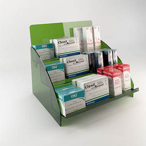 Étagère de table de clinique d'hôpital personnalisée étagère de stockage de comprimés de médecine présentoir de <span class=keywords><strong>pharmacie</strong></span> à 3 étagères - Product Image 2