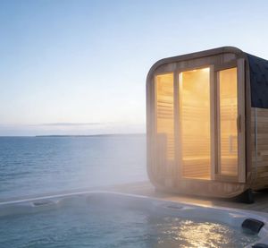   Sauna à vapeur carré à alimentation directe pour 4 personnes, pour une meilleure circulation sanguine, prix compétitif, sauna en bois massif - Product Image 1