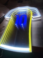 Letrero LED 3D con efecto de espejo infinito, montaje en pared, gráficos personalizados multicolor, control por aplicación, iluminación de neón impermeable IP65 para