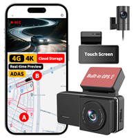 Caméra de tableau de bord G5-Cross-Border 4K dissimulée type rouge à lèvres, double objectif HD WiFi, enregistreur avant et arrière de voiture, fonctions WDR, boîte noire de voiture 2K pour vision arrière
