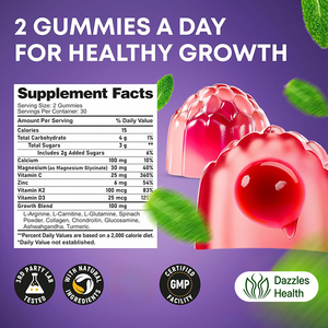 Gummies <span class=keywords><strong>pour</strong></span> la croissance des enfants, directement de l'usine, vitamines <span class=keywords><strong>pour</strong></span> la croissance de la taille chez les enfants - Product Image 4