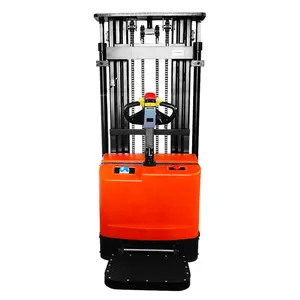 Hot Sale 3m 3.5m 4m 4.5m 5m Triplex Mast Electric Forklift 1.2 Ton 1.5 Ton 2 Ton Walkie Electric Pallet Stacker