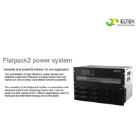 ELTEK FP2 48V 24kw redresseur Flatpack2 48/2000 SHE 5U-7U système d'alimentation de télécommunication intégré (CTO20405.nnn)