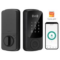 Interphone vidéo intelligent Tuya DS03 pour serrure connectée avec 7 modes de déverrouillage (palm vein, empreinte digitale, reconnaissance faciale, code clé, application) et accès cloud