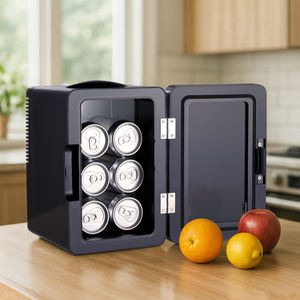 Mini Refrigerador Eléctrico Portátil de 6L, <span class=keywords><strong>Congelador</strong></span> Pequeño para el Hogar, Dormitorio, Estudiantes, Personas Solteras, Refrigerador para Automóvil Hecho de Plástico - Product Image 6