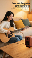 Câble audio professionnel blindé 6,35 mm avec connecteurs jack mâle 6,5 mm vers mâle 3,5 mm pour amplificateur - Vente en gros usine